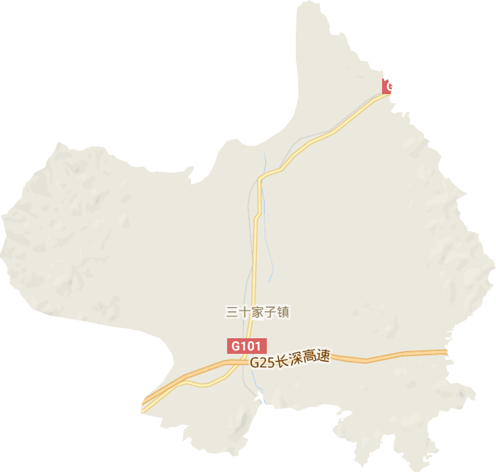 三十家子镇电子地图