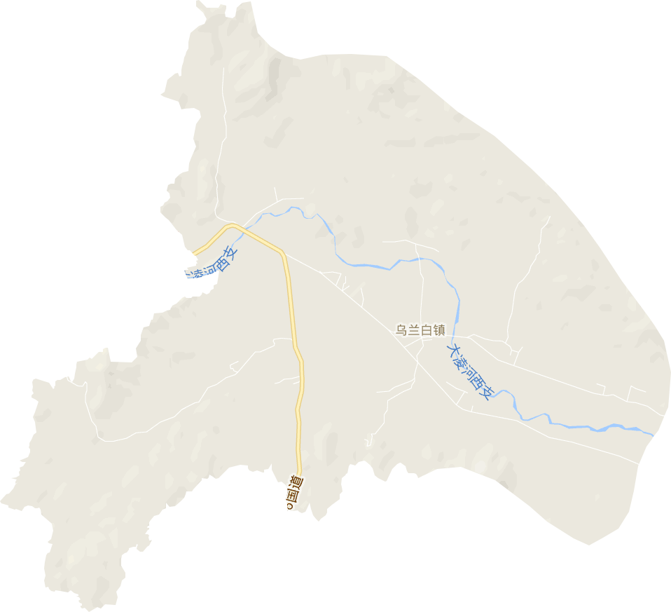 乌兰白镇电子地图