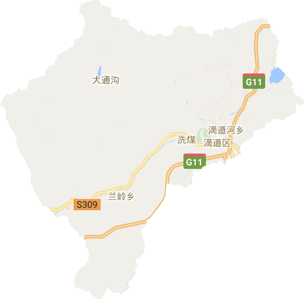 滴道区电子地图