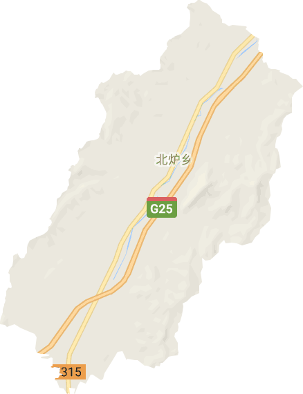 北炉乡电子地图