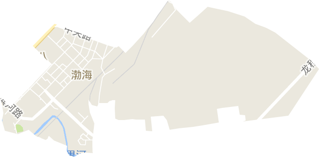 渤海街道电子地图