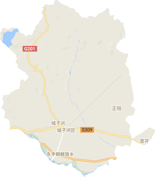 城子河区电子地图