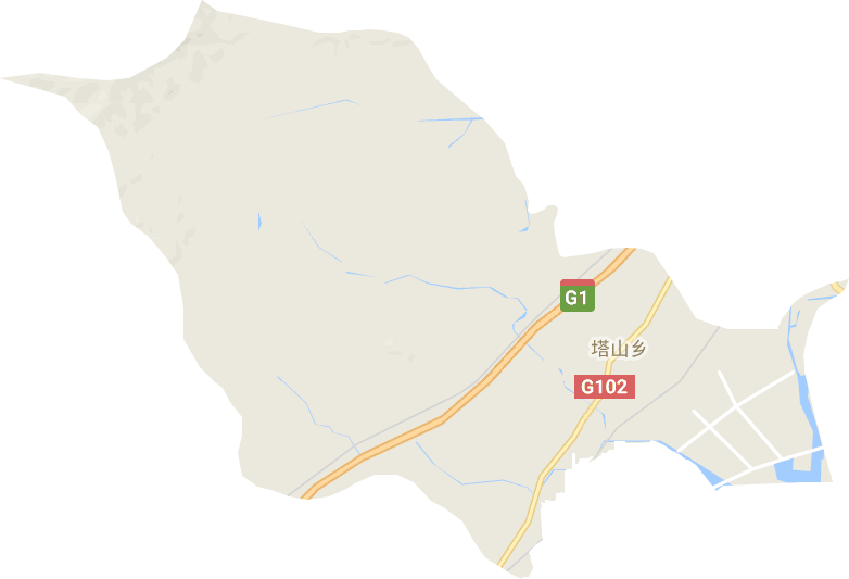 塔山乡电子地图