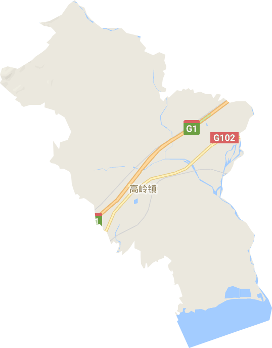 高岭镇电子地图
