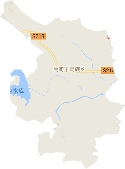 高甸子满族乡电子地图