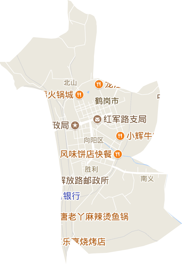 向阳区电子地图