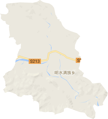 明水满族乡电子地图
