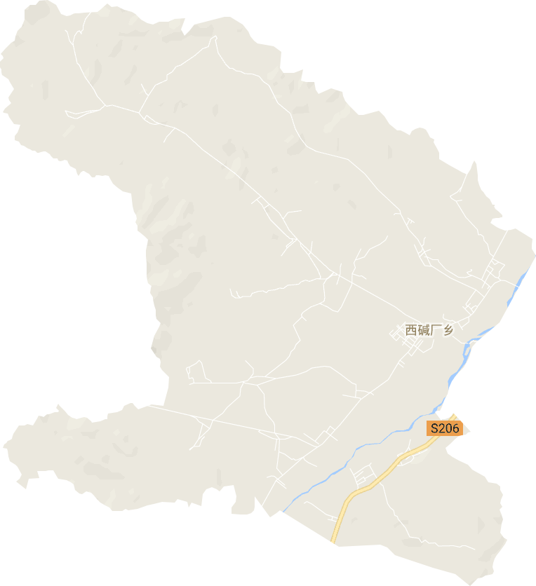 西碱厂乡电子地图