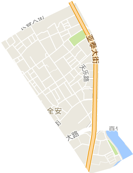 全安街道电子地图