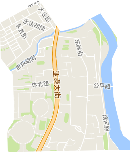永吉街道电子地图
