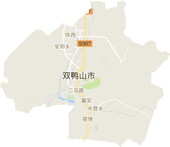 尖山区电子地图