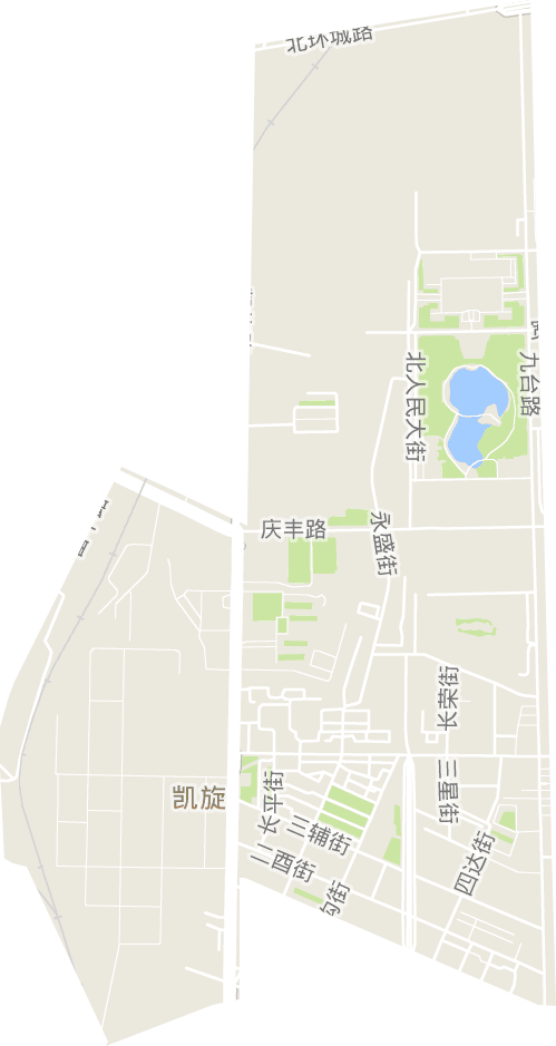 凯旋街道电子地图