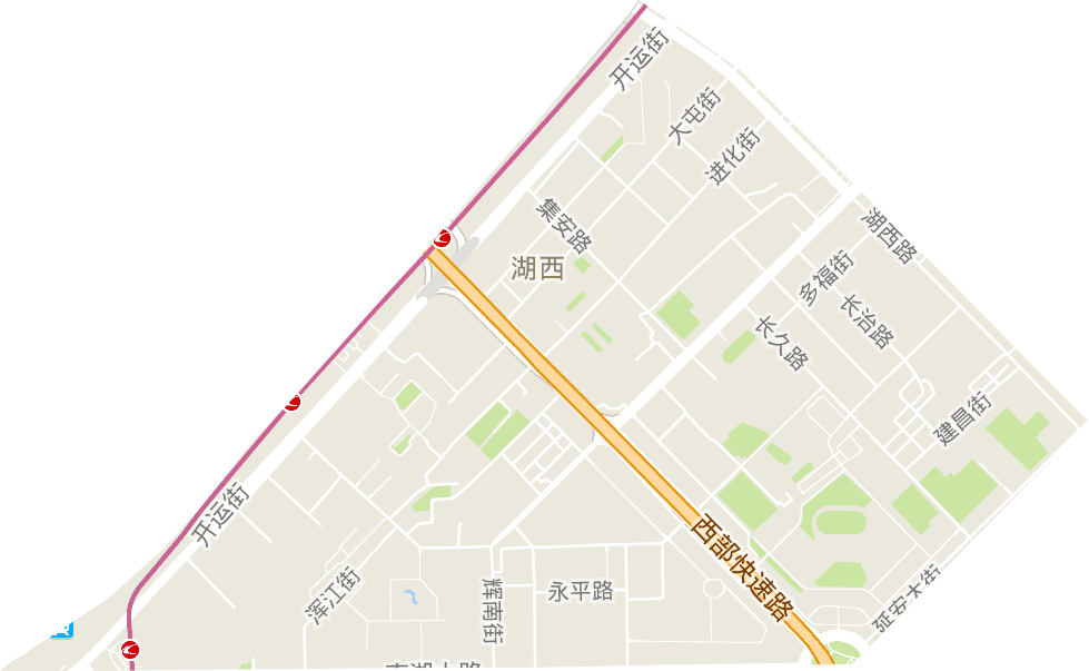 湖西街道电子地图