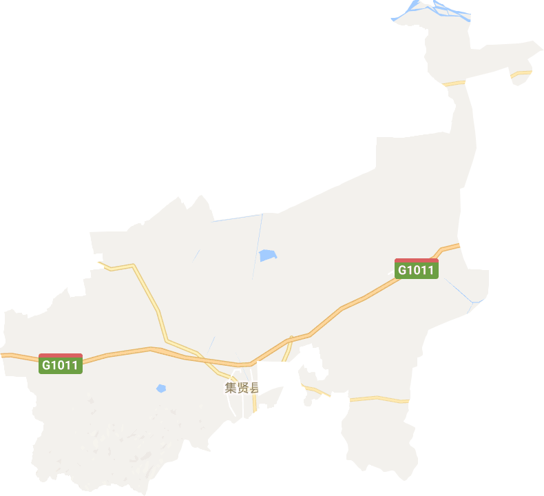 集贤县电子地图