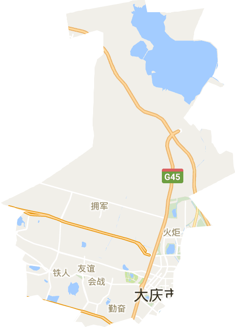萨尔图区电子地图