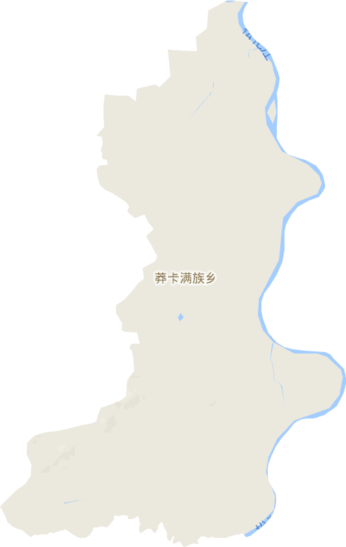 莽卡满族乡电子地图