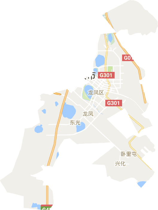 龙凤区电子地图