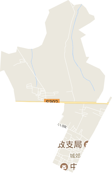 城郊街道电子地图