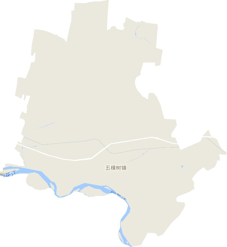 五棵树镇电子地图