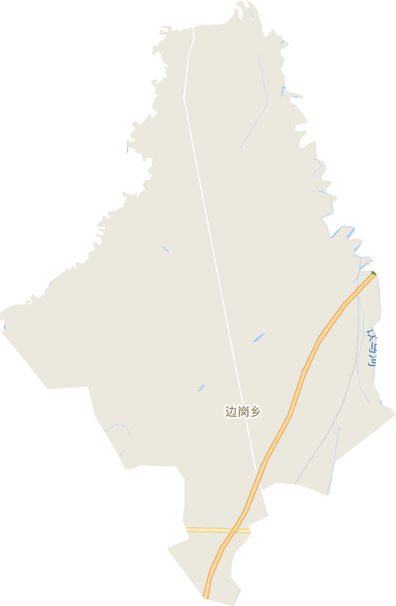 边岗乡电子地图