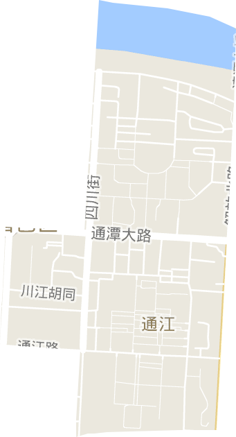 通江街道电子地图