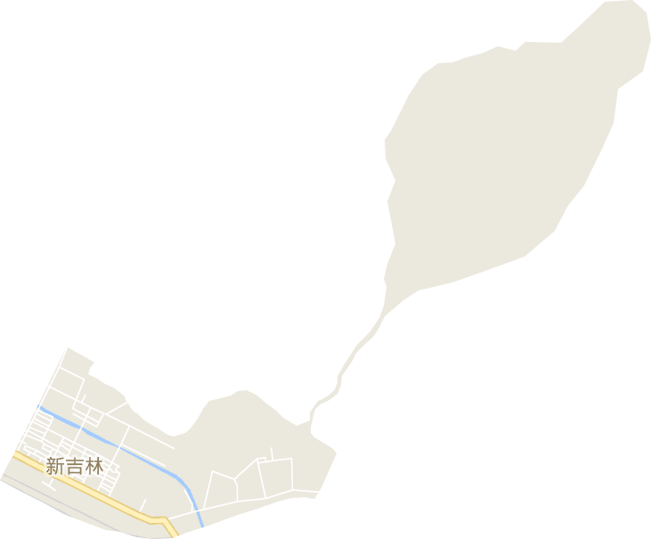 新吉林街道电子地图