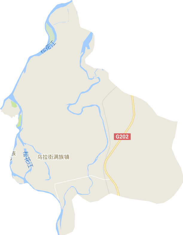 乌拉街镇电子地图
