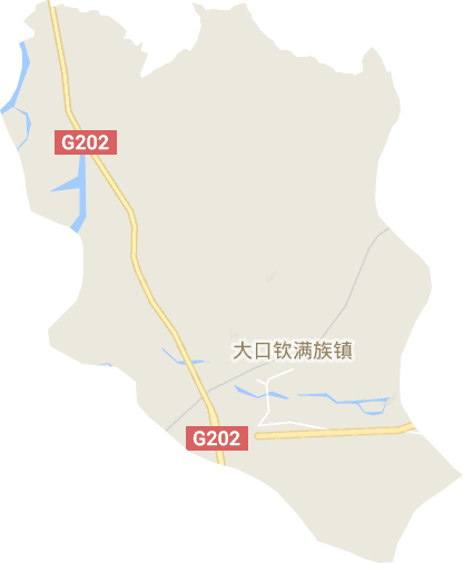 大口钦镇电子地图