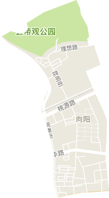向阳街道电子地图
