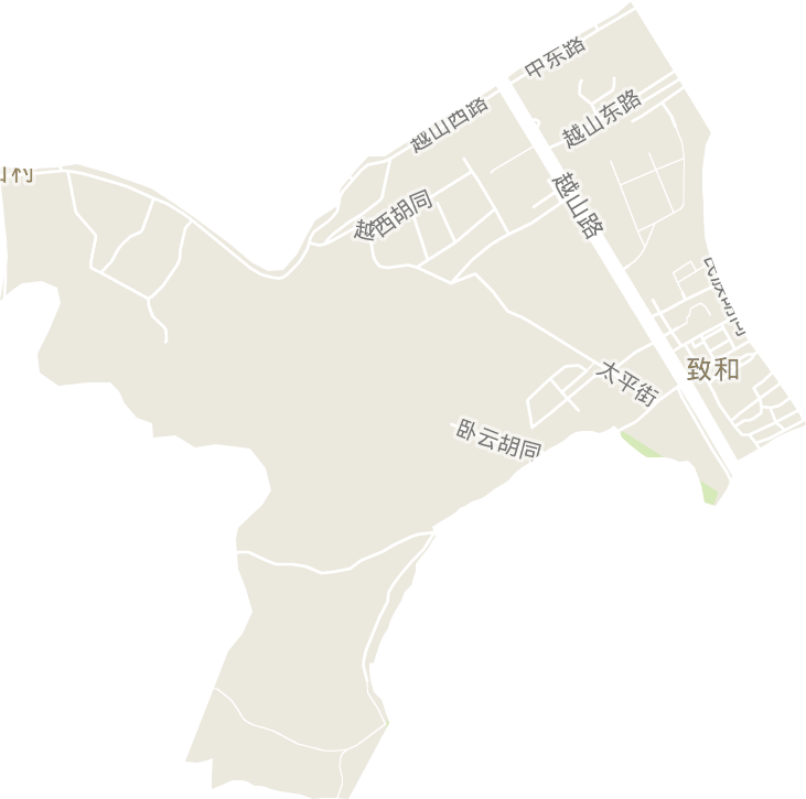 致和街道电子地图