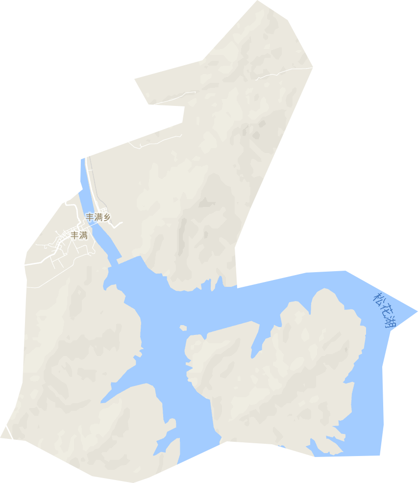 丰满街道电子地图