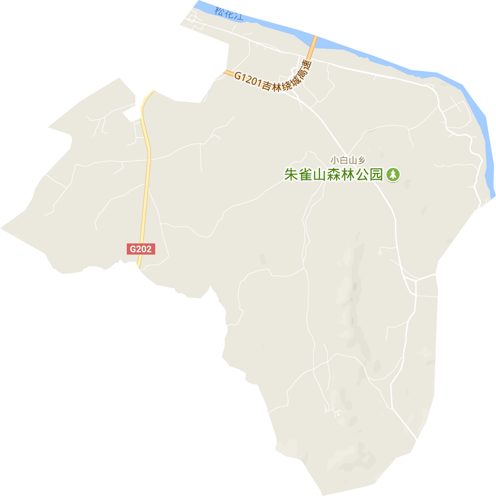 小白山乡电子地图