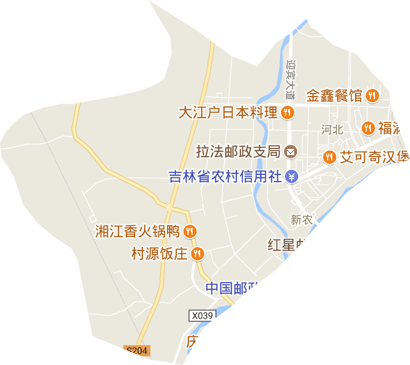 河北街道电子地图