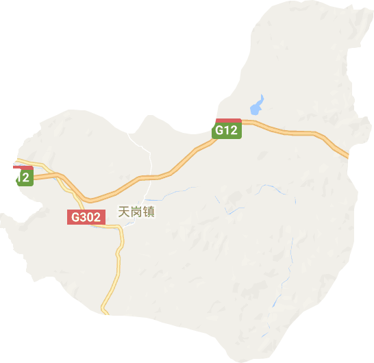 天岗镇电子地图