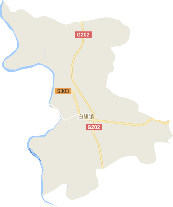 白旗镇电子地图