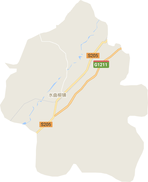 水曲柳镇电子地图