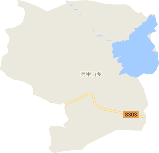 亮甲山乡电子地图