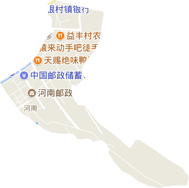 河南街道电子地图