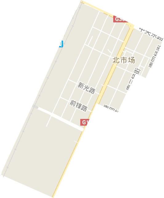 北市场街道电子地图