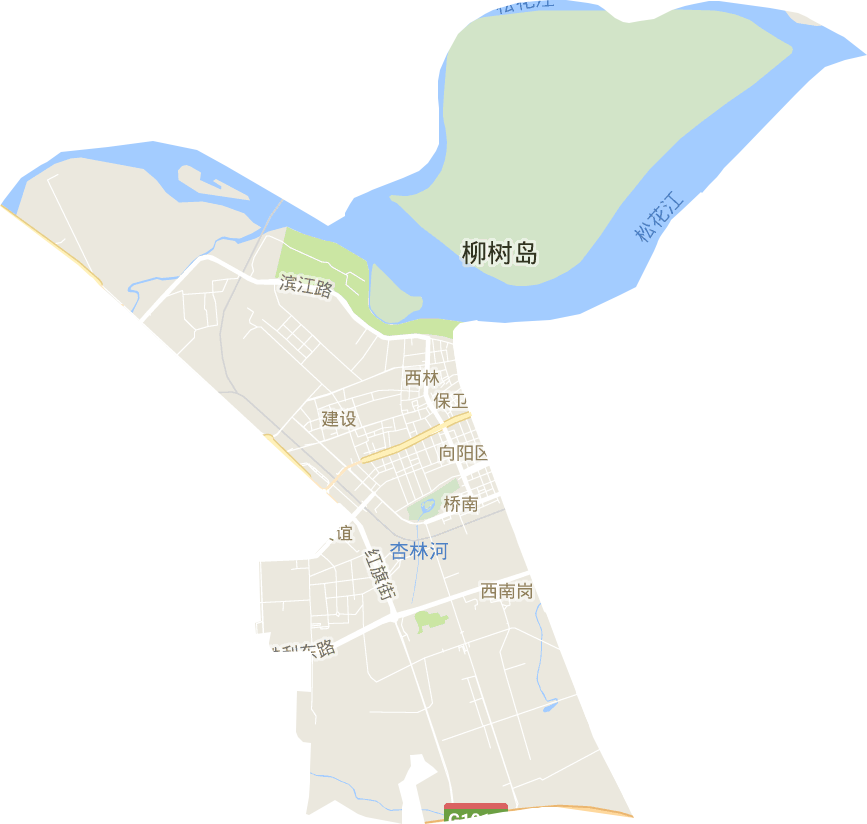 向阳区电子地图