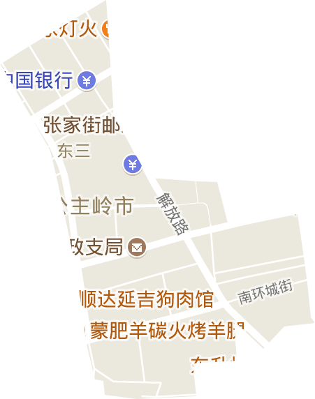 东三街道电子地图
