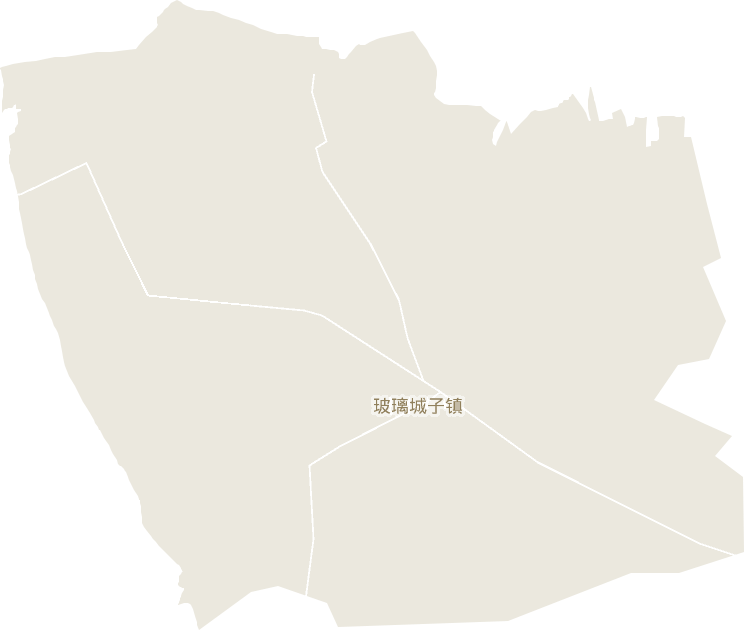 玻璃城子镇电子地图
