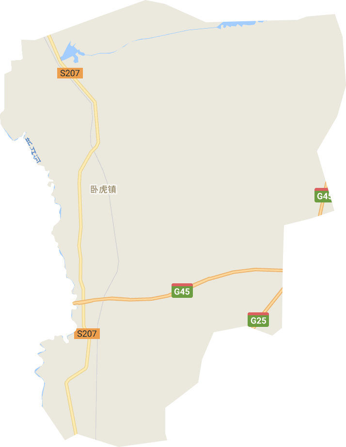 卧虎镇电子地图