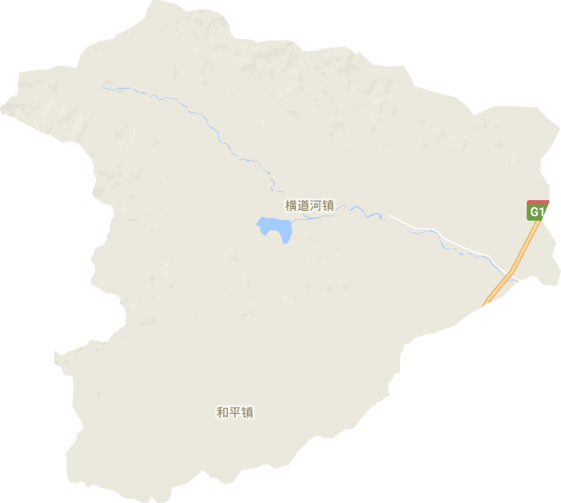 横道河镇电子地图