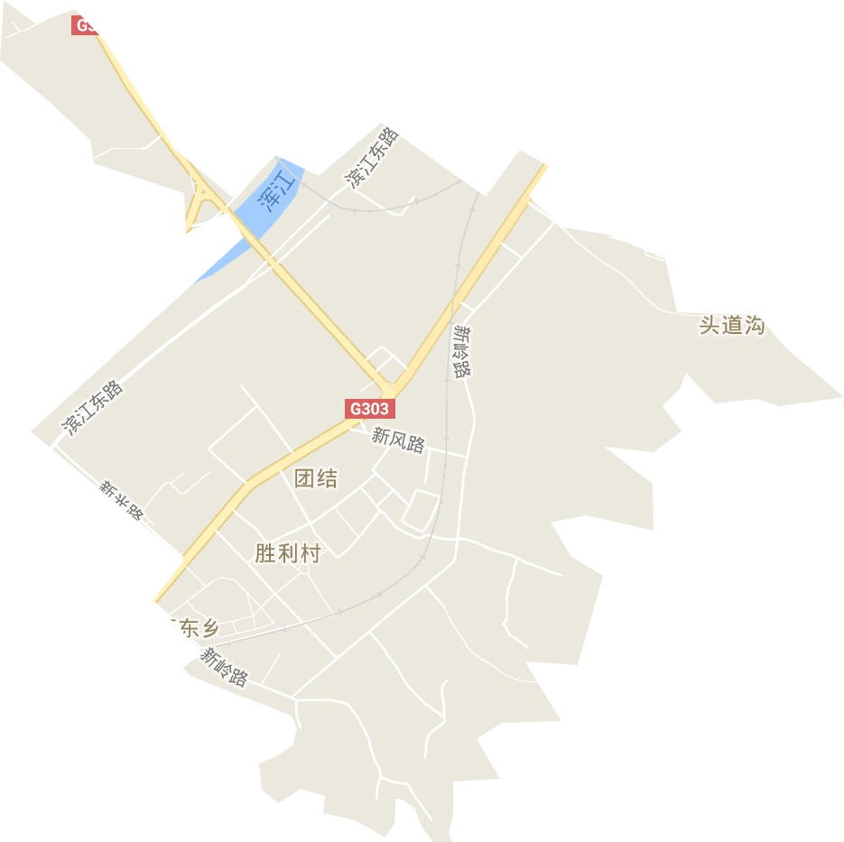 团结街道电子地图