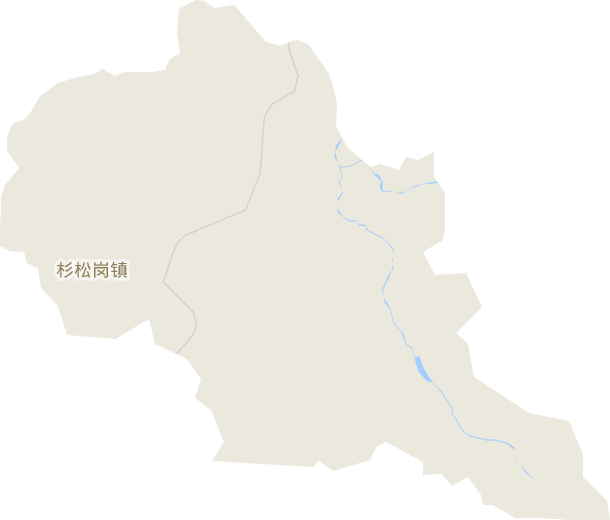 杉松岗镇电子地图