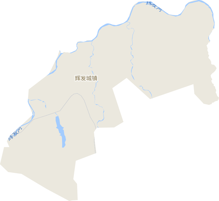 辉发城镇电子地图