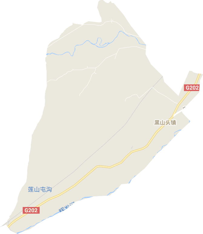 黑山头镇电子地图