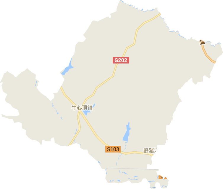 牛心顶镇电子地图