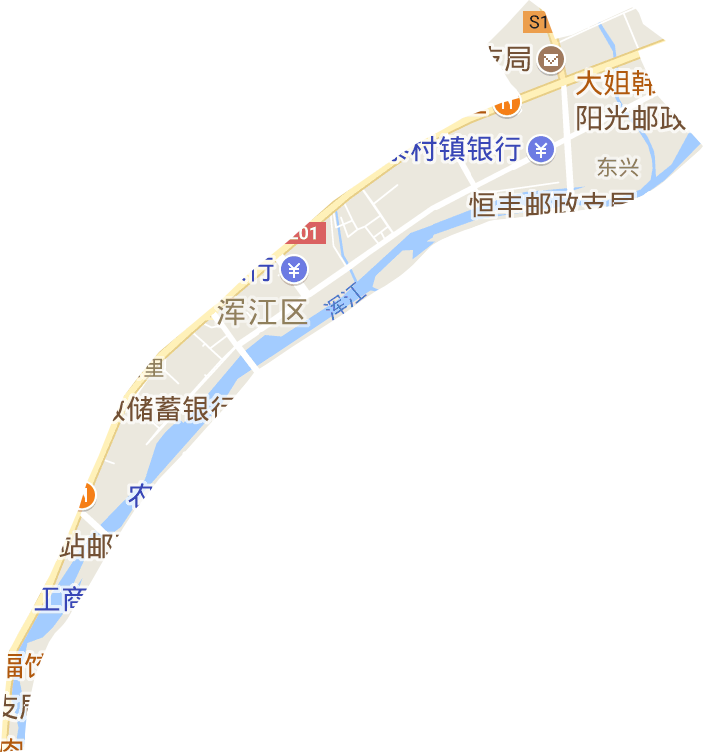 江北街道电子地图